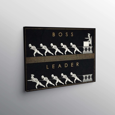 Red Panda Boss Leader 1 на натуральном холсте 40x60 см