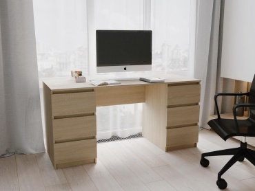 Стол письменный Stool Group 874627, 160х55x75 см, светло-коричневый