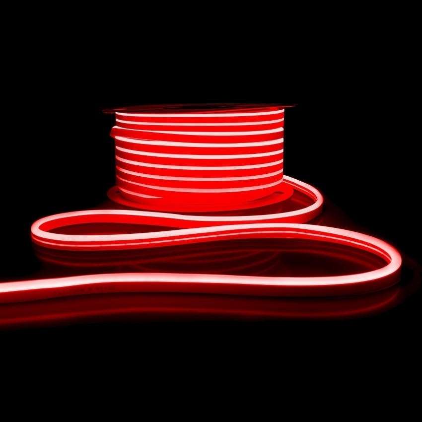 Гибкий неон LED красный 50 м