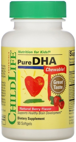 ChildLife Чистая ДГК вкус натуральных ягод 90 таблеток