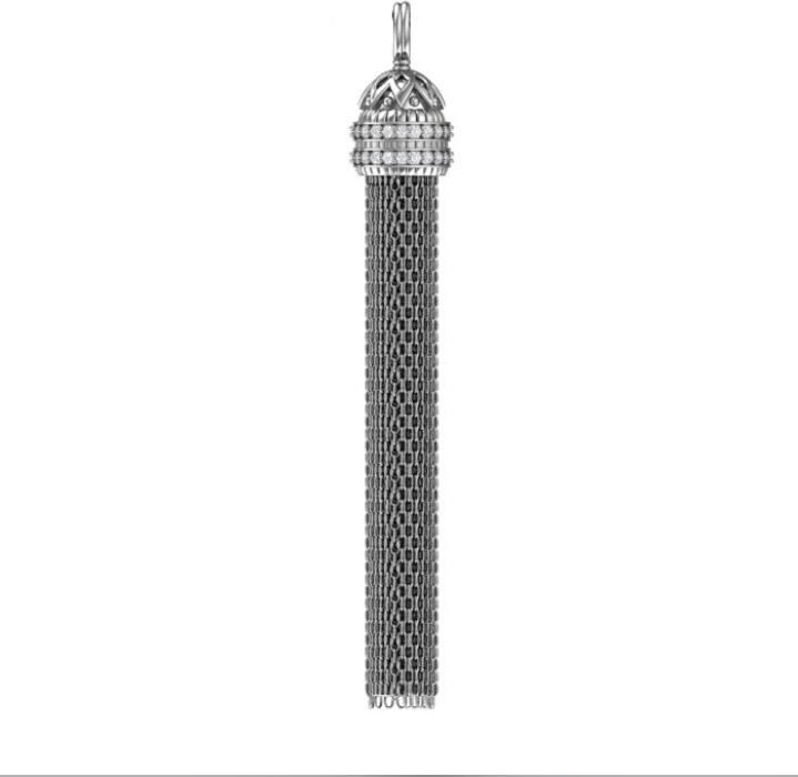 Подвеска POKROVSKY JEWELRY 0420616-00245 вес 10.54 г серебро, без вставок