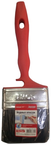 Кисть плоская (КП) АКОР 75 мм, 1 шт. арт.94673/173 17 075