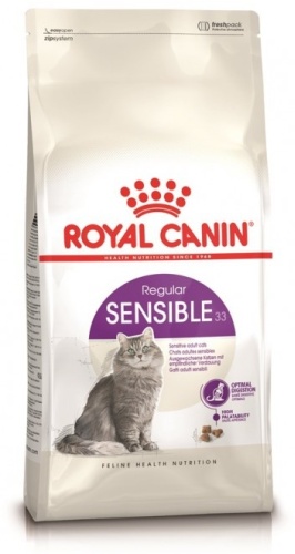 Royal Canin Sensible 33 при чувствительном пищеварении мясо, птица 0.4 кг