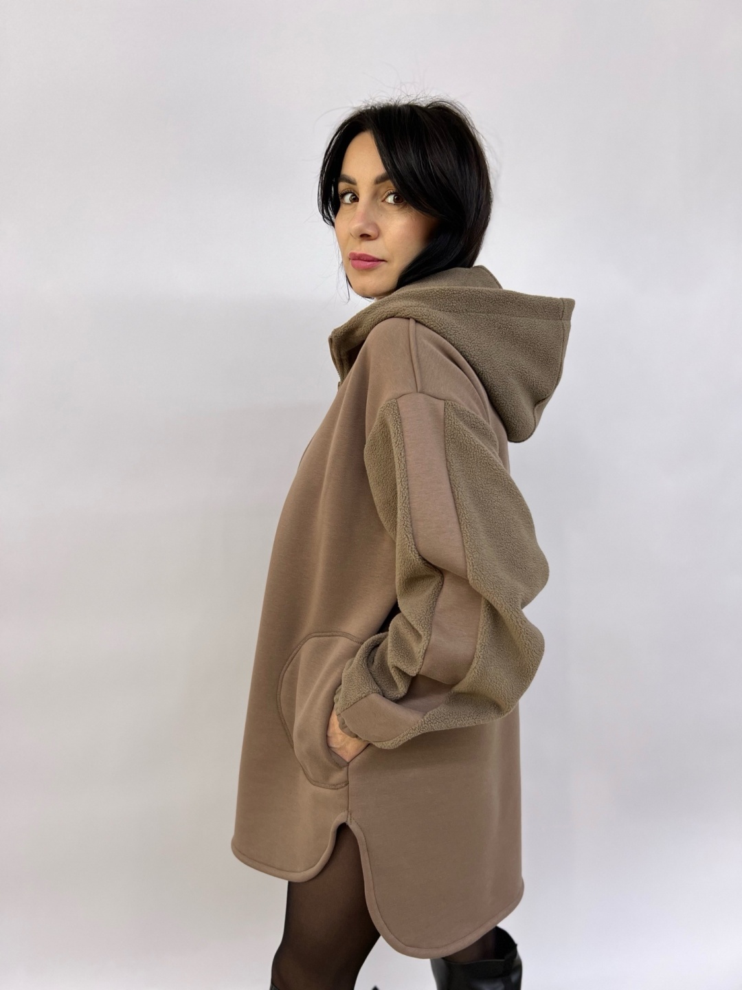 Толстовка Sens Fashion коричневый