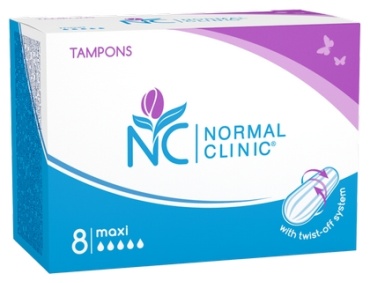 Normal clinic тампоны Maxi 8 шт
