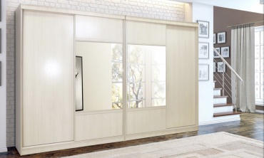 Шкаф-купе Ереке Мебель Соло BTK KPS125-S222, 180x220х60 см, бежевый