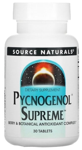 Source Naturals Пикногенол Supreme таблетки 30 шт