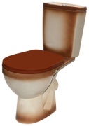 ROSA унитаз Рио, санфарфор коричневый