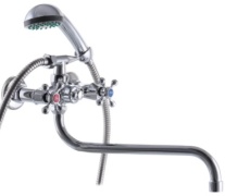 Смеситель для ванны 92875061, силумин, цвет серебряный