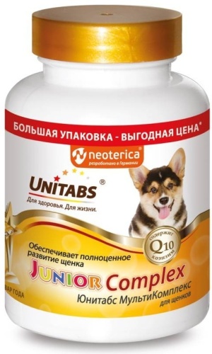 Unitabs Junior Complex витамины для щенков 200 таблеток