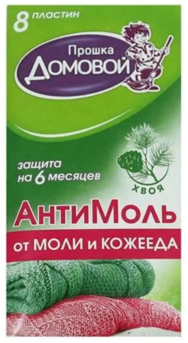 Домовой Прошка пластины АнтиМоль
