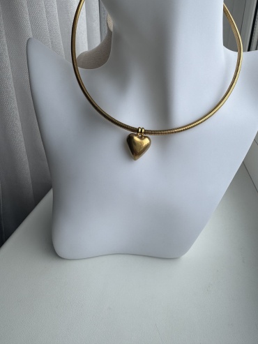 Чокер Maya jewellery длина 40 см титан без вставок