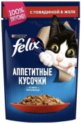 Felix кусочки в желе мясное ассорти 85 г 26 шт