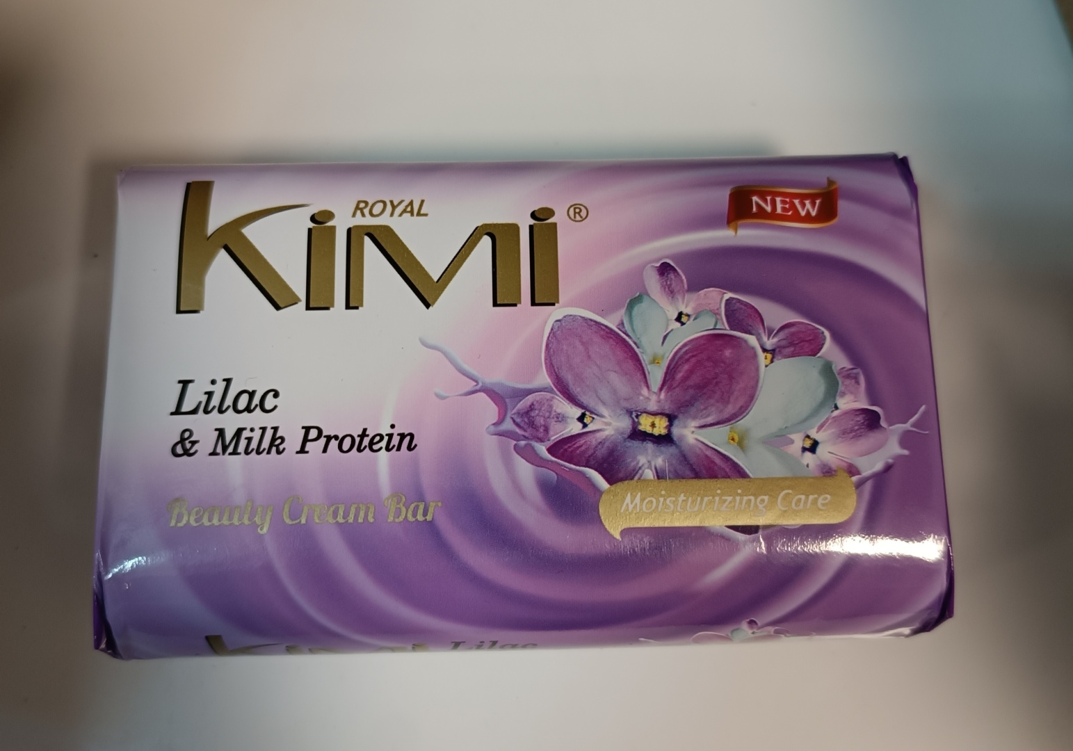 Кусковое мыло туалетное KIMI Lilac and Milk 175 г