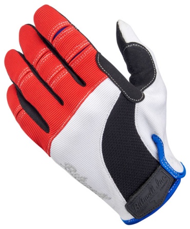 Biltwell Перчатки Red/White красный/белый белый, красный, черный 2XL