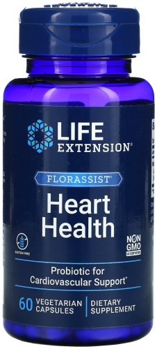 Life Extension пробиотик Heart Health 60 капсул