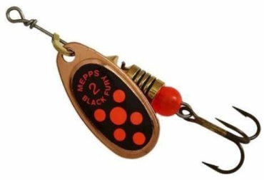 Mepps Блесна BLACK FURY ORANGE CU №2 4,5гр, 57393 1 шт