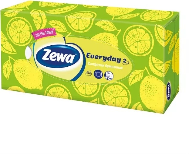 Салфетки Zewa Everyday 100 шт