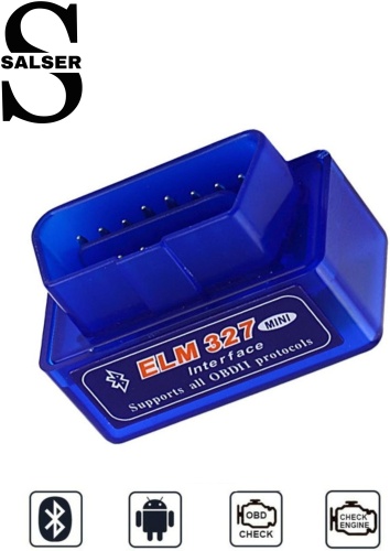 SALSER ELM 327 мультимарочный автосканер версия 1.5 Bluetooth одноплатный
