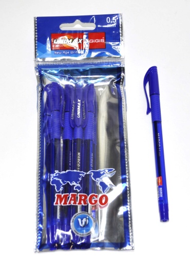 Ручка шариковая UNIMAX M-6695 5 шт, цвет чернил синий