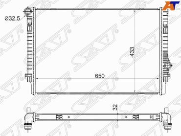 SAT радиатор основной SD0007-4