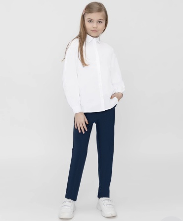 Школьные брюки Button Blue синий