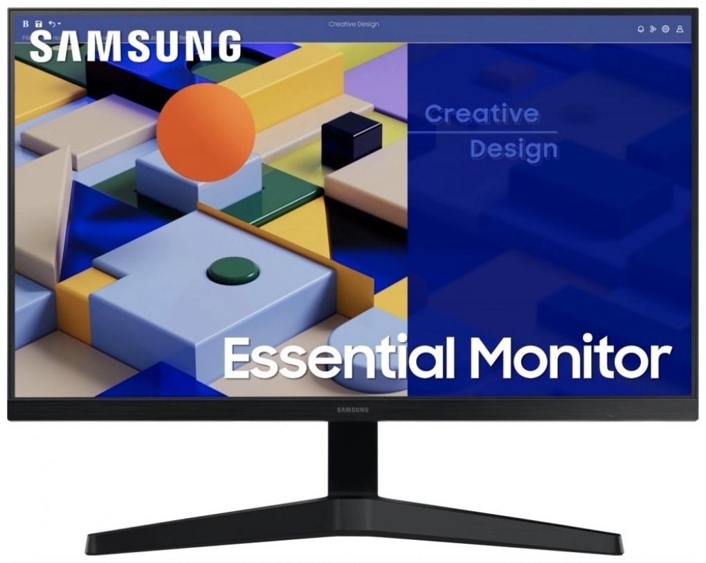 Монитор 27" Samsung LS27C312EAIXCI черный