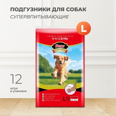 Dono подгузник DONO-3-L 12 шт L