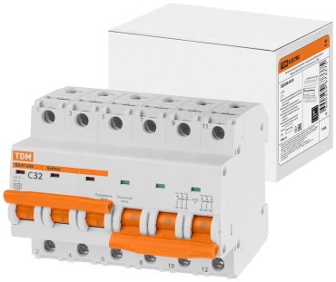 TDM ELECTRIC автоматический выключатель 3P 32 A, 4.5 кА, 230 В