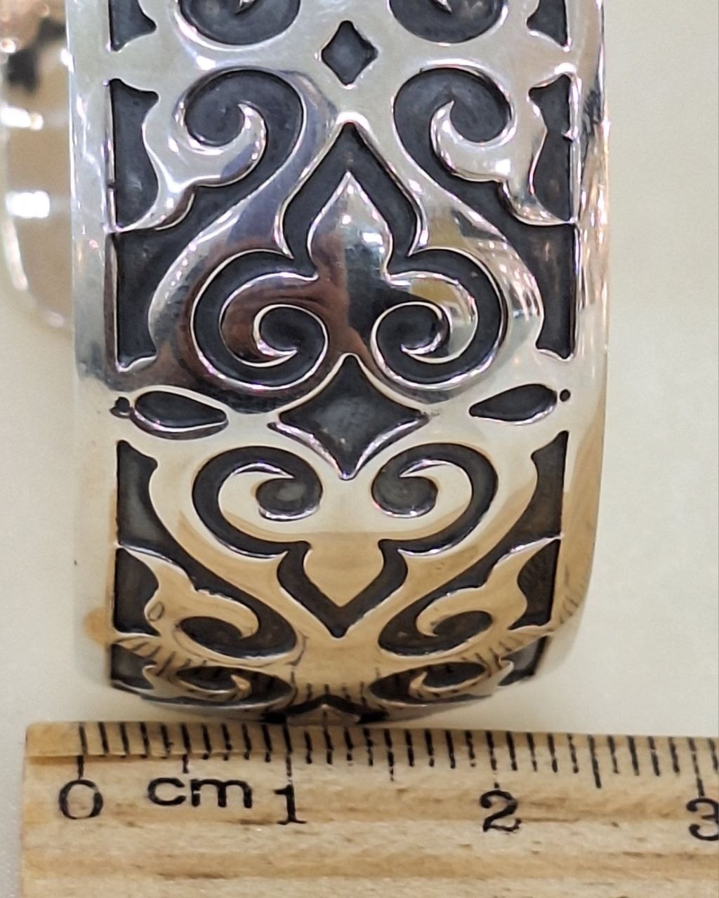 HandMade TDS925-6338s длина 20 см, вес 28 г серебро, плетение отсутствует
