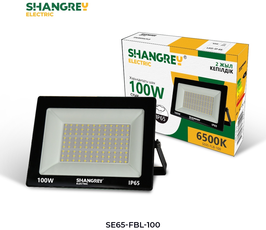 Прожектор на дуге крепления SHANGREY electric 100 Вт, холодный белый