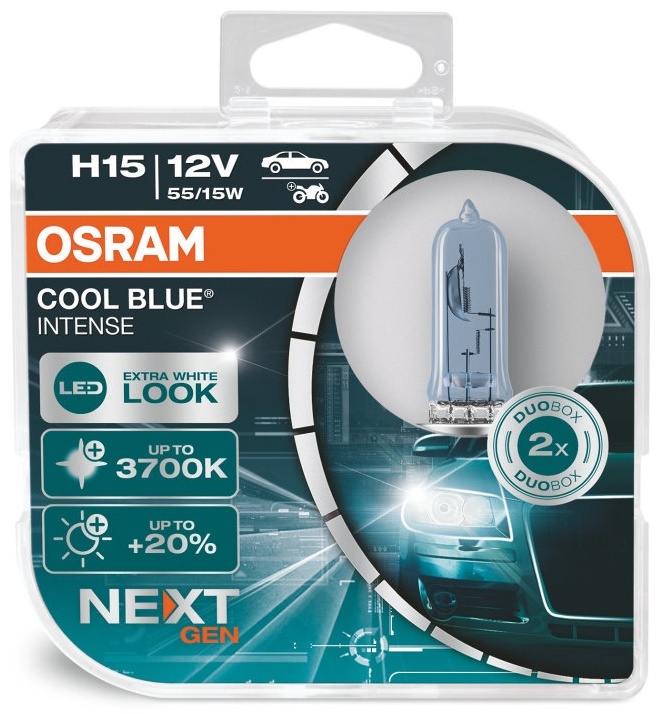 Автолампа Osram 64176CBI-HCB галогенная, 2 шт