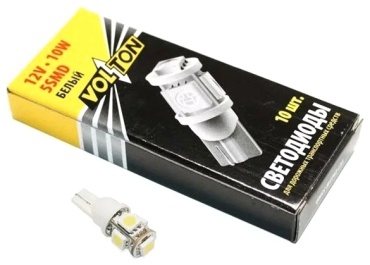 Автолампа VOLTON VLT-C025B-5SMD светодиодная, 1 шт