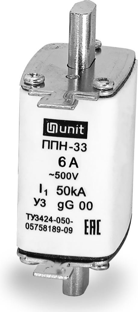 Купить Предохранитель UNIT ППН-33 6А в Алматы – Магазин на Kaspi.kz