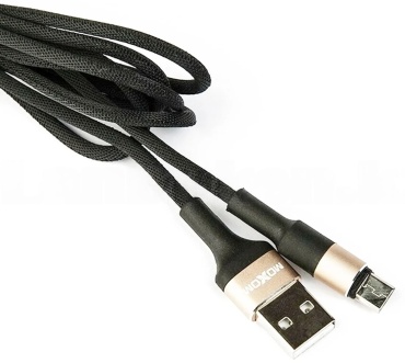 Кабель Moxom USB 2.0 (F), micro-USB 2.0 (M), 3 м, черный