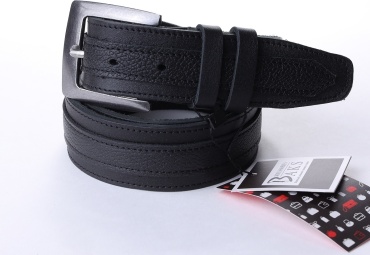 Ремень BAKS ACCESSORIES натуральная кожа 135 см черный