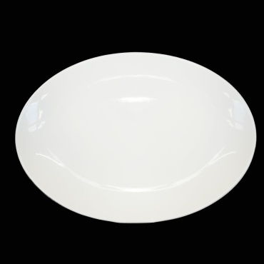 Блюдо Tudor England Royal White for HoReCa 26х18.5 см, фарфор, 1 шт