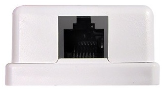 SHIP встраиваемая A185-1, компьютерный (RJ45) цвет белый