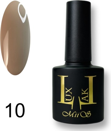 MiiS гель-лак LuxLak 10 глянцевое 7.3 мл