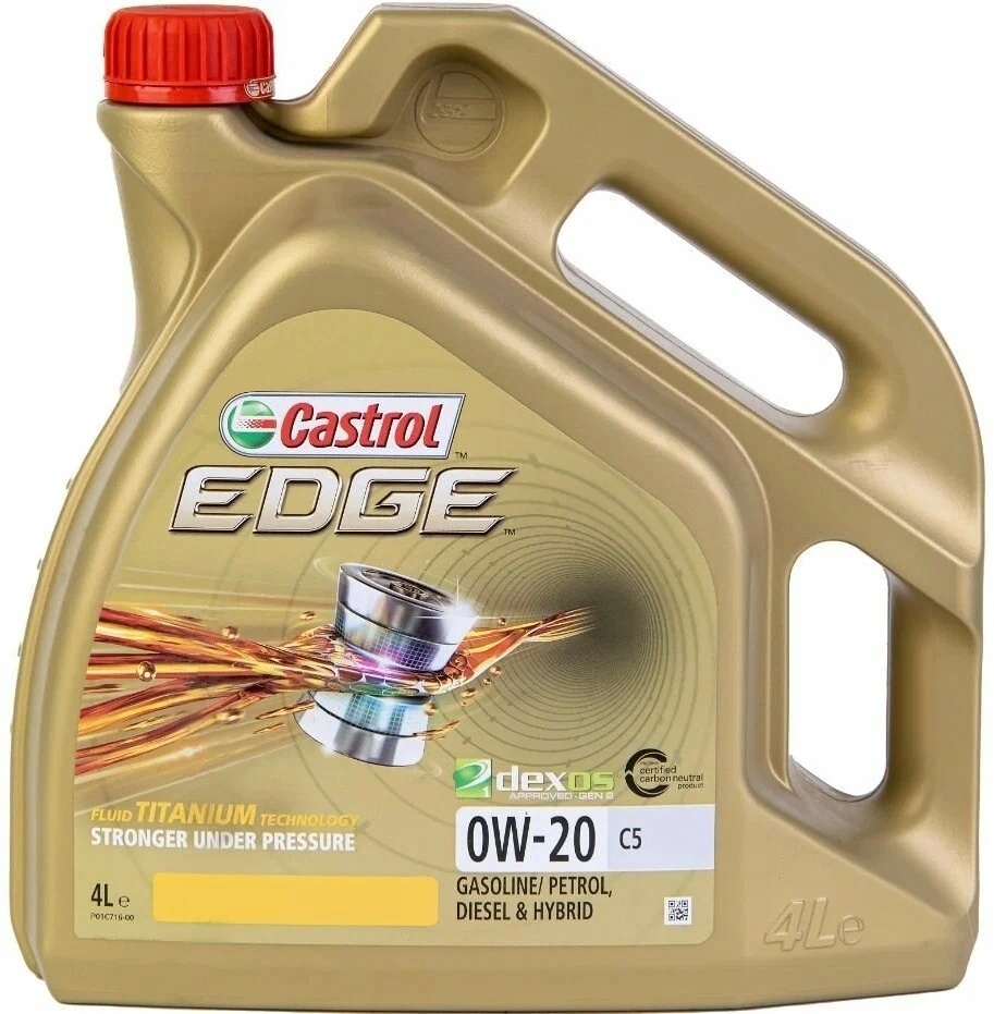 0W-20 Castrol EDGE C5 (SUPERCAR) 4L синтет. моторное масло - артикул K0000089690