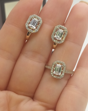 Arti-Gold 968521 вес 3.24 г золото, фианит