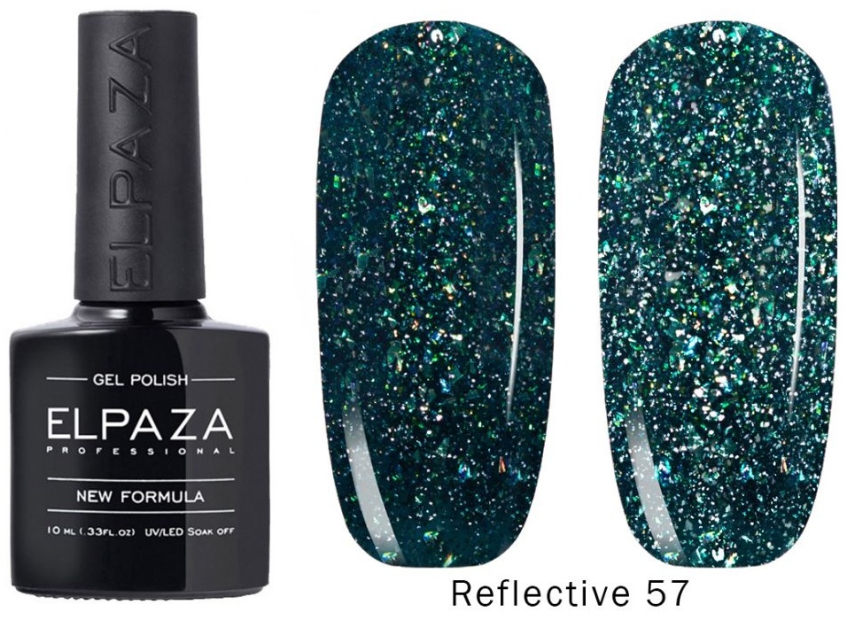 ELPAZA гель-лак Reflective 57 глянцевое 10 мл