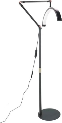 Напольная лампа LED Luna Black 20W 30127102_20160002 без цоколя, 20 Вт, алюминий, металл, пластмасса АБС