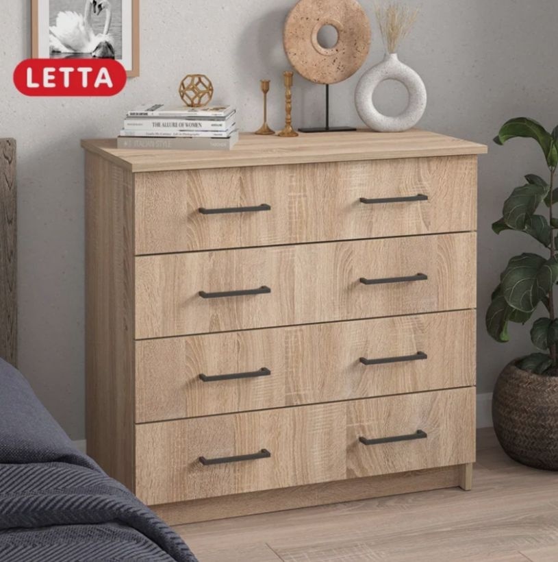 Купить Комод Letta 75x40x72 см, бежевый в Алматы – Магазин на Kaspi.kz