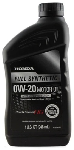 Синтетическое Honda FULL SYNTHETIC 0W-20 0.946 л