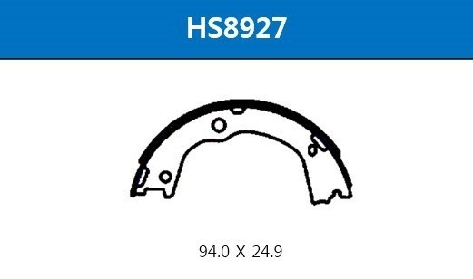 Колодки HSB задние HS8927 1 шт