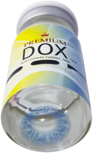 Контактные линзы DOX UMI BLUE -1 кривизна 8.6 на год 2 шт