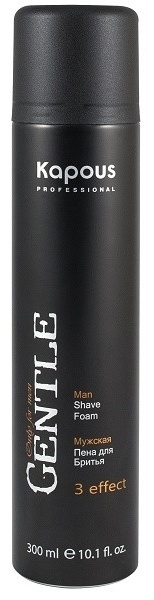 Kapous Professional Gentle Man Shave Foam 3 effect пена для бритья 300 мл