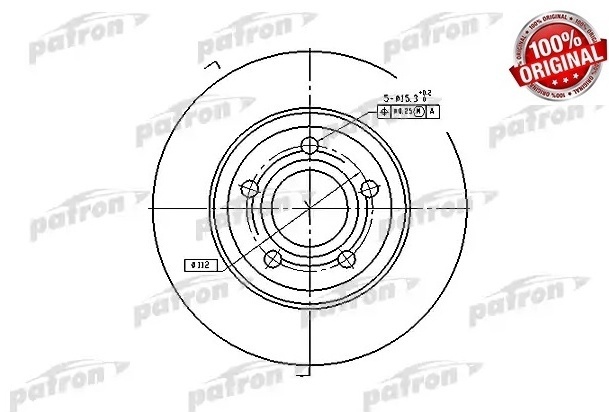 Диски PATRON передние PBD2730