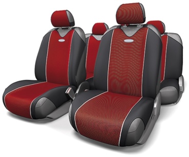 AUTOPROFI Carbon черный-красный